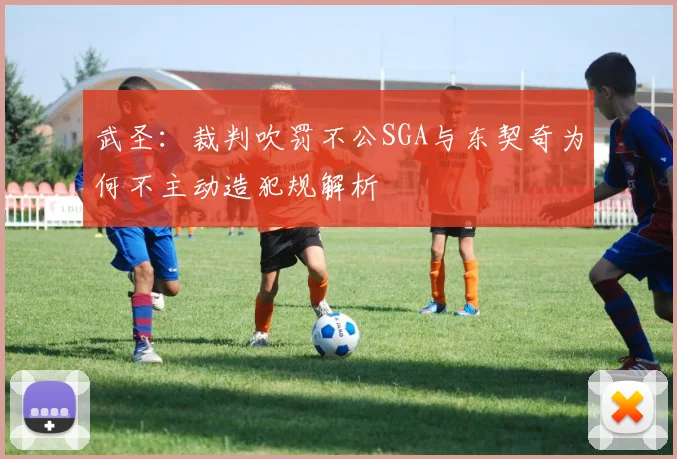 武圣：裁判吹罚不公SGA与东契奇为何不主动造犯规解析